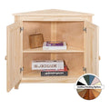 Wood Corner Cabinet C5095