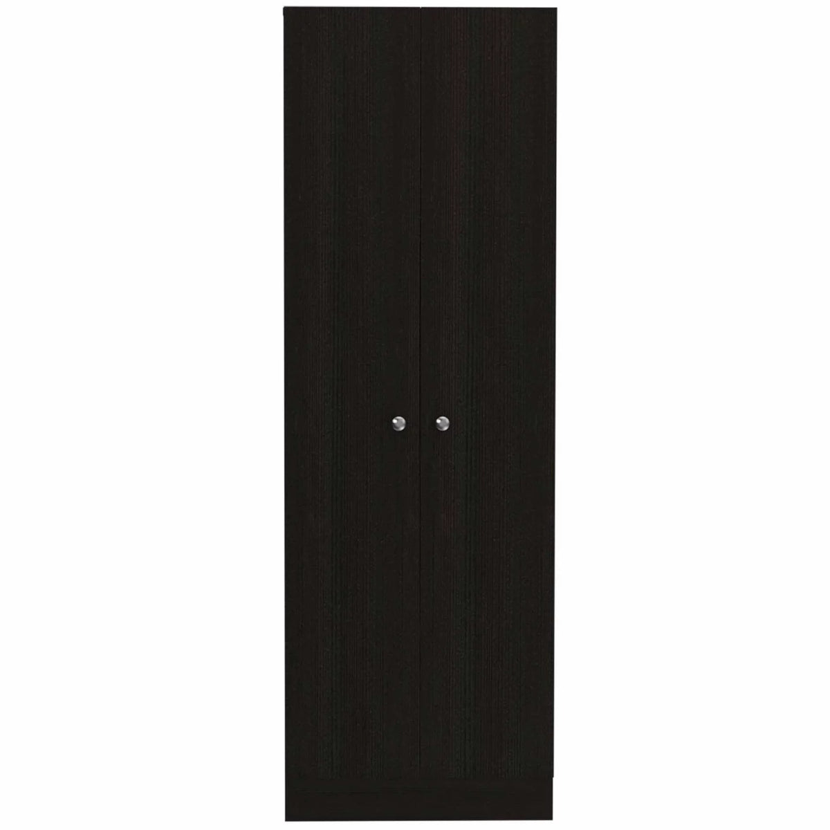 Dark Brown & Black Double Door Cabinet M9170