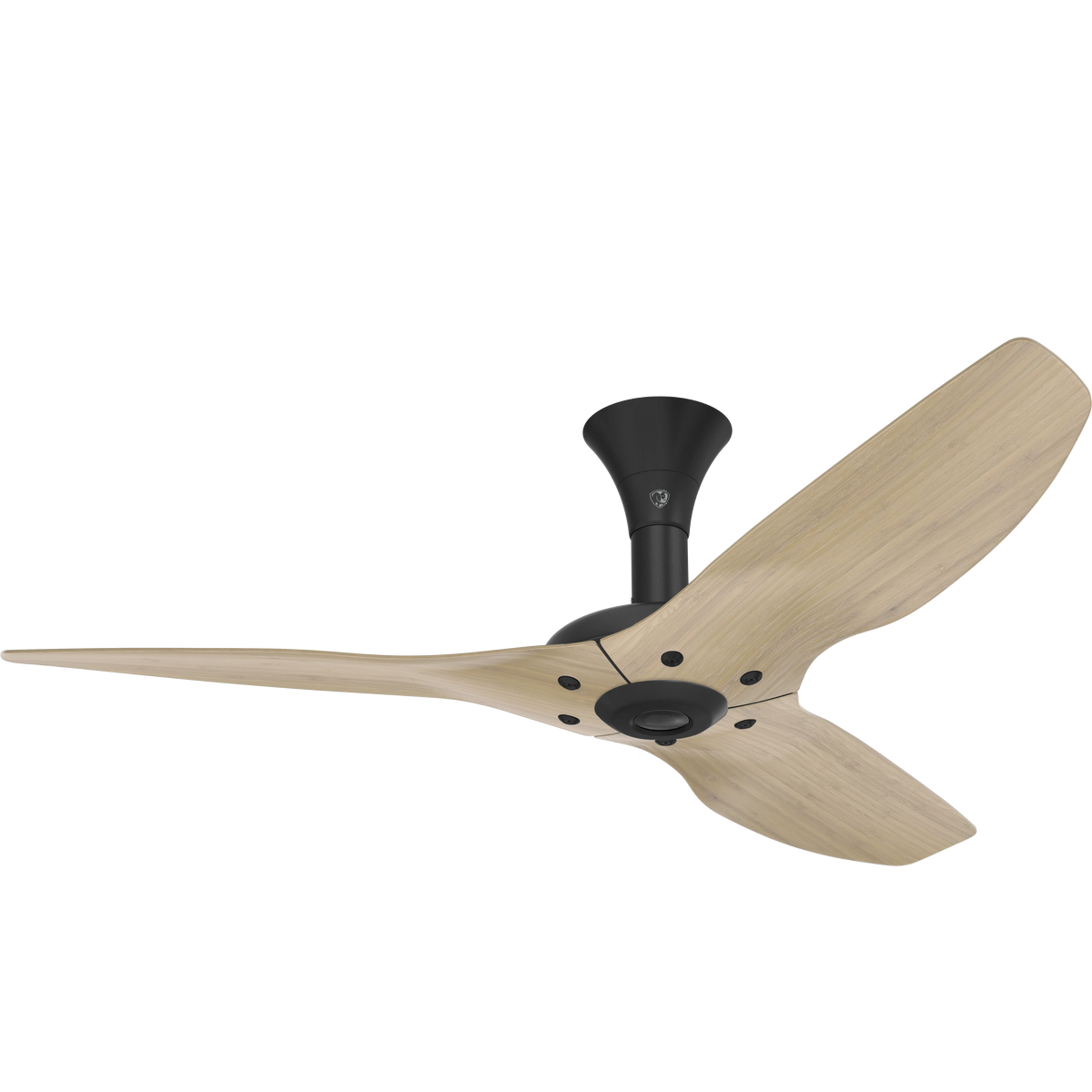 52 Ceiling Fan with Natural Bamboo Blades and Black Finish B9440