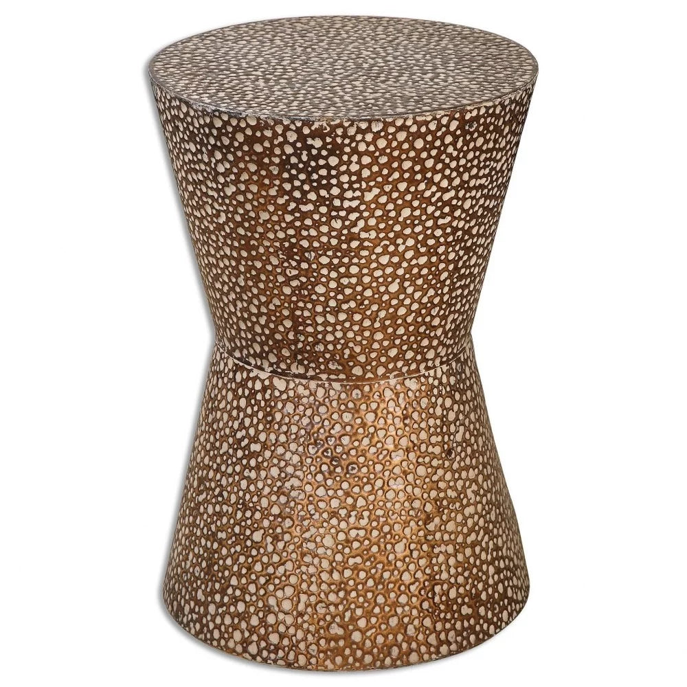 Drum Shaped Accent Table 19.88 inch U309848