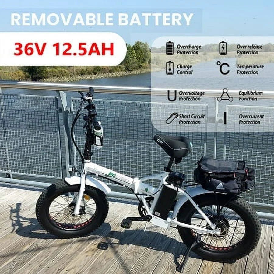 Folding 20 Fat Tire Electric Bike 500 W Z478