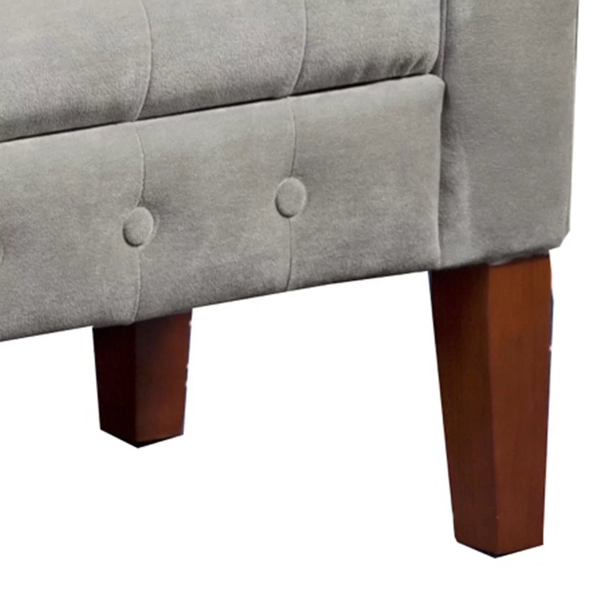 Velvet Upholstered Storage Bench J66541