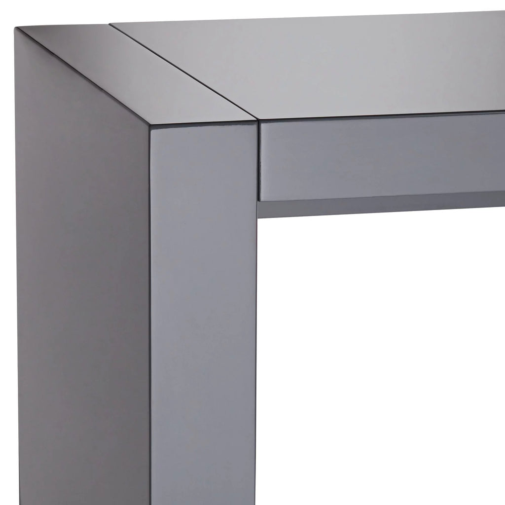 Gloss Gray Wood Rectangular Bar Table 60" x 18" U390