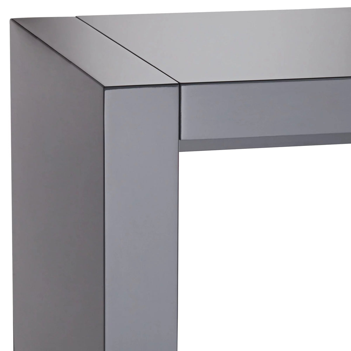 Gloss Gray Wood Rectangular Bar Table 60" x 18" U390