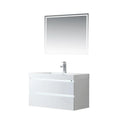 36 in. Single-Sink Wall-Hung Vanity With Resin Top K24052