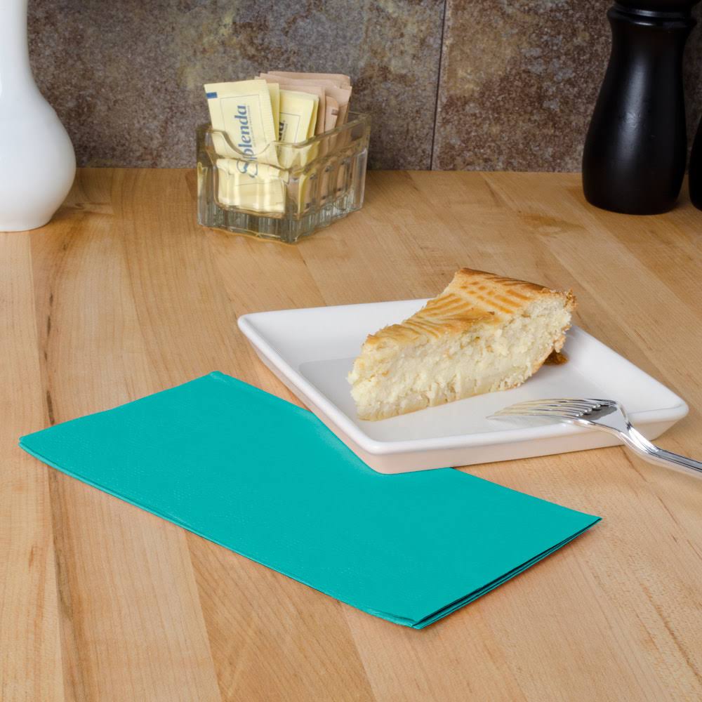 Teal 2-Ply Paper Dinner Napkin S743
