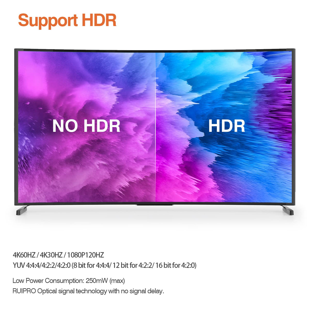 4K60HZ HDR 6 feet HDMI Fiber Cable Z69913