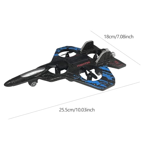 2.4GHz Foam Remote Control Airplane with Lights (Blue) U711550