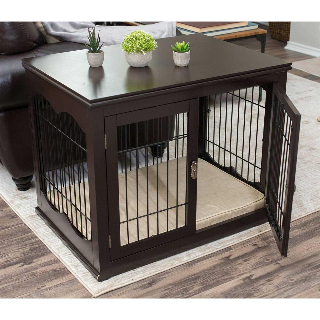 Decorative Small Dog Kennel with Pet Bed I8108