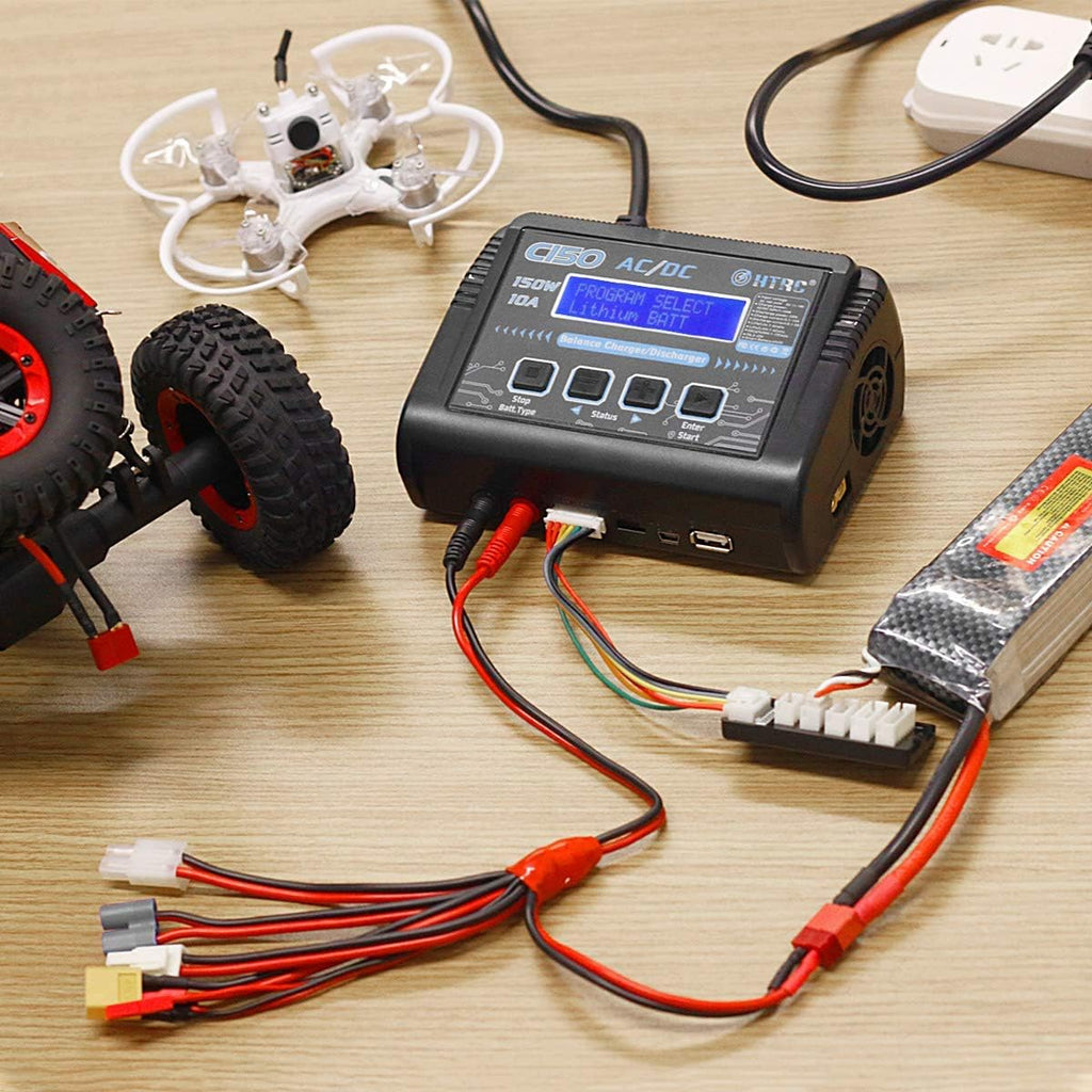 150W 10A 1-6S AC/DC LiPo Battery Balance Charger J9029