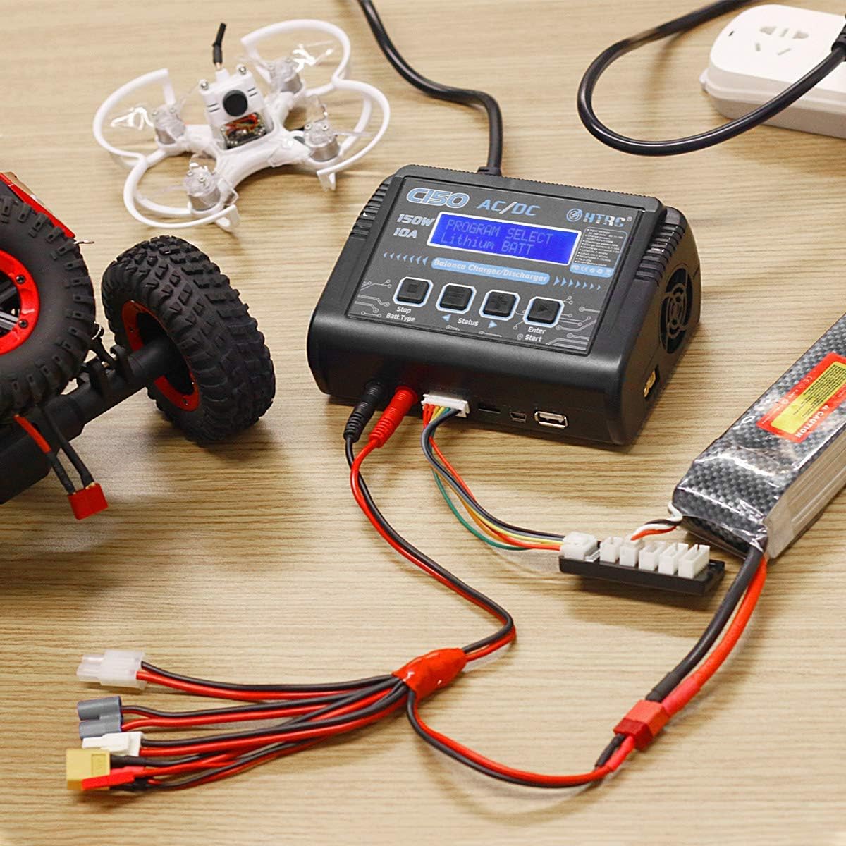 150W 10A 1-6S AC/DC LiPo Battery Balance Charger J9029