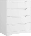 White 4 Drawer Wood Dresser Y171782