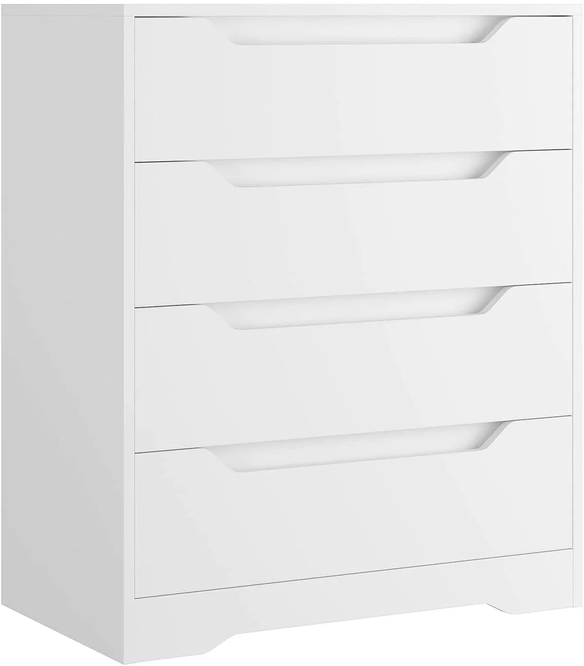 White 4 Drawer Wood Dresser Y171782