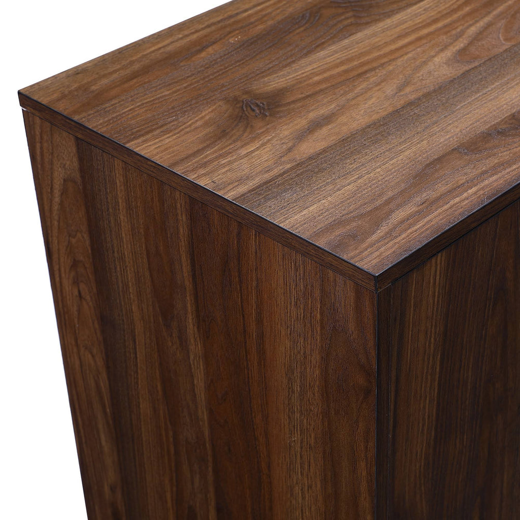 Dark Walnut Asymmetrical Sideboard H6248