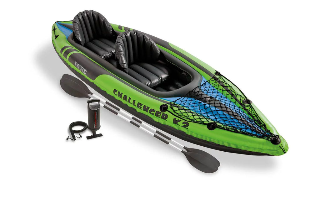 2-Person Inflatable Kayak with Oars and Pump E38829
