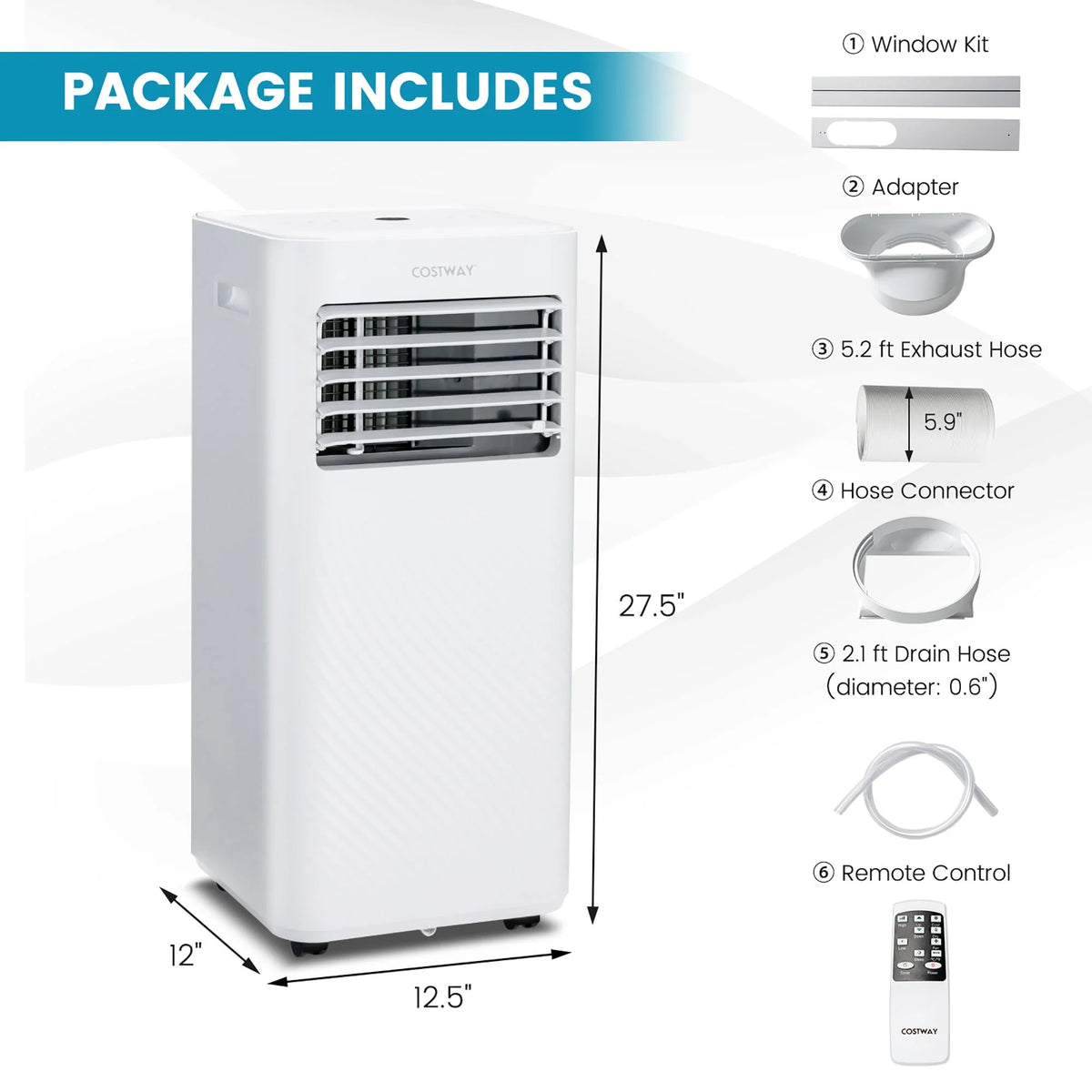 10000 BTU Portable Air Conditioner S42259