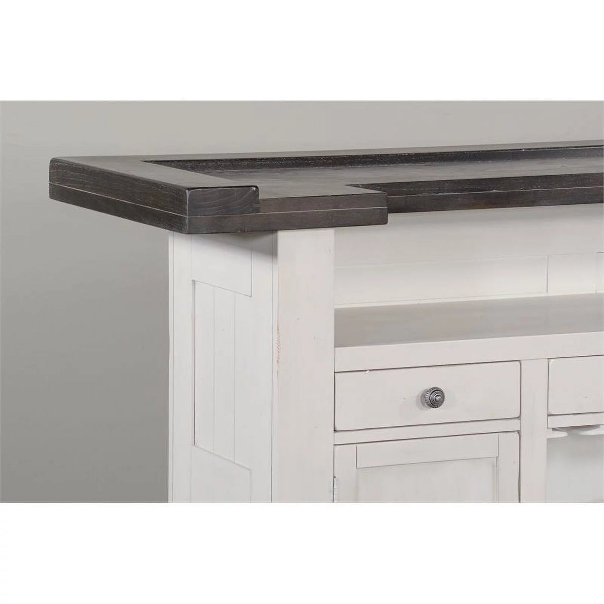 Espresso Finish Wood Bar Unit Q645320
