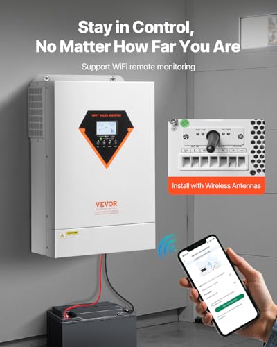 6000W Pure Sine Wave Hybrid Solar Inverter I7043