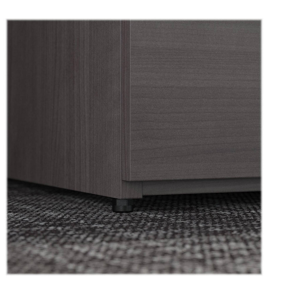 Storm Gray Storage Cabinet with Drawers and Shelves W1676