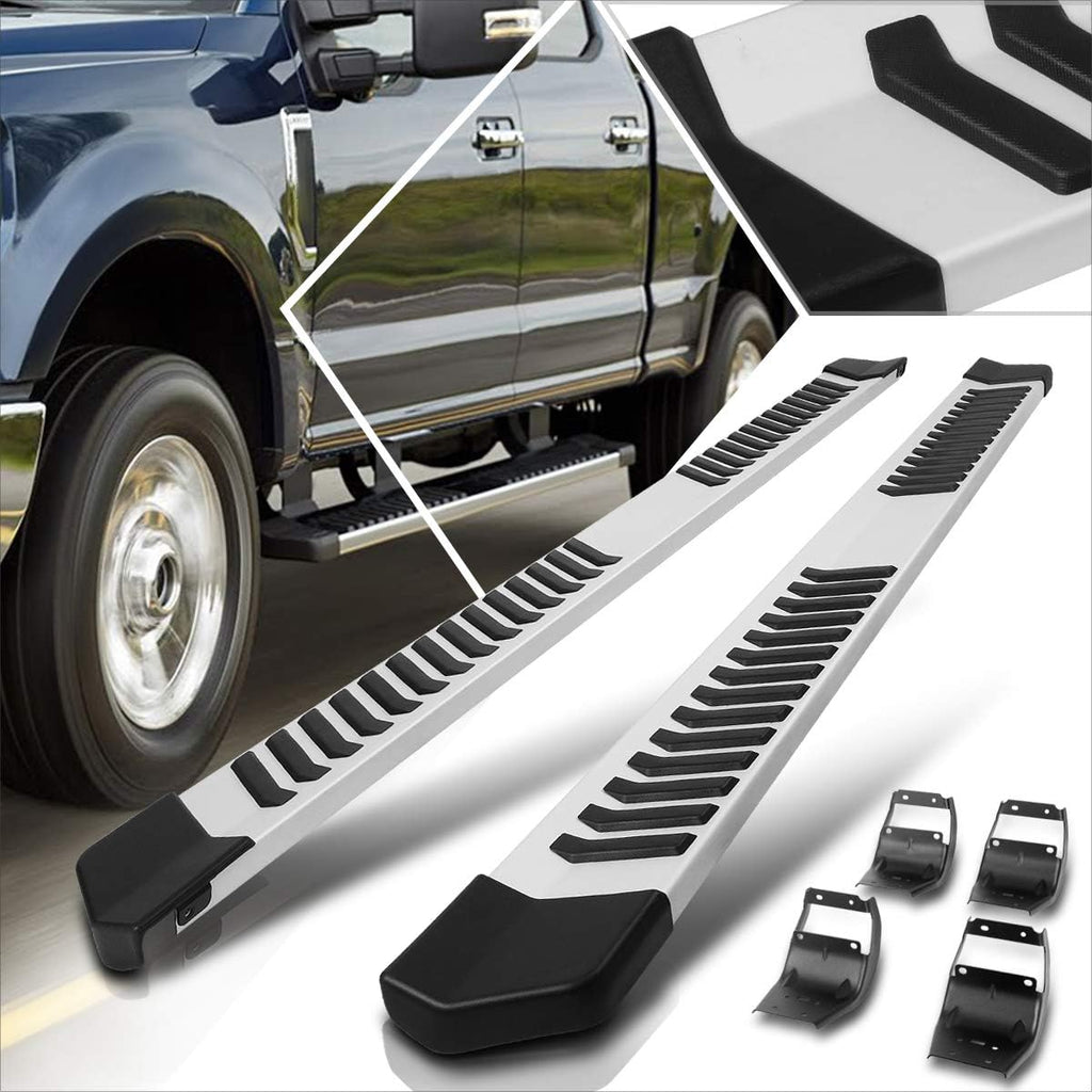 6 Inch Black Aluminum Running Boards Side Steps Nerf Bars O40993