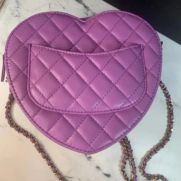 Purple Black Coin Purse B516