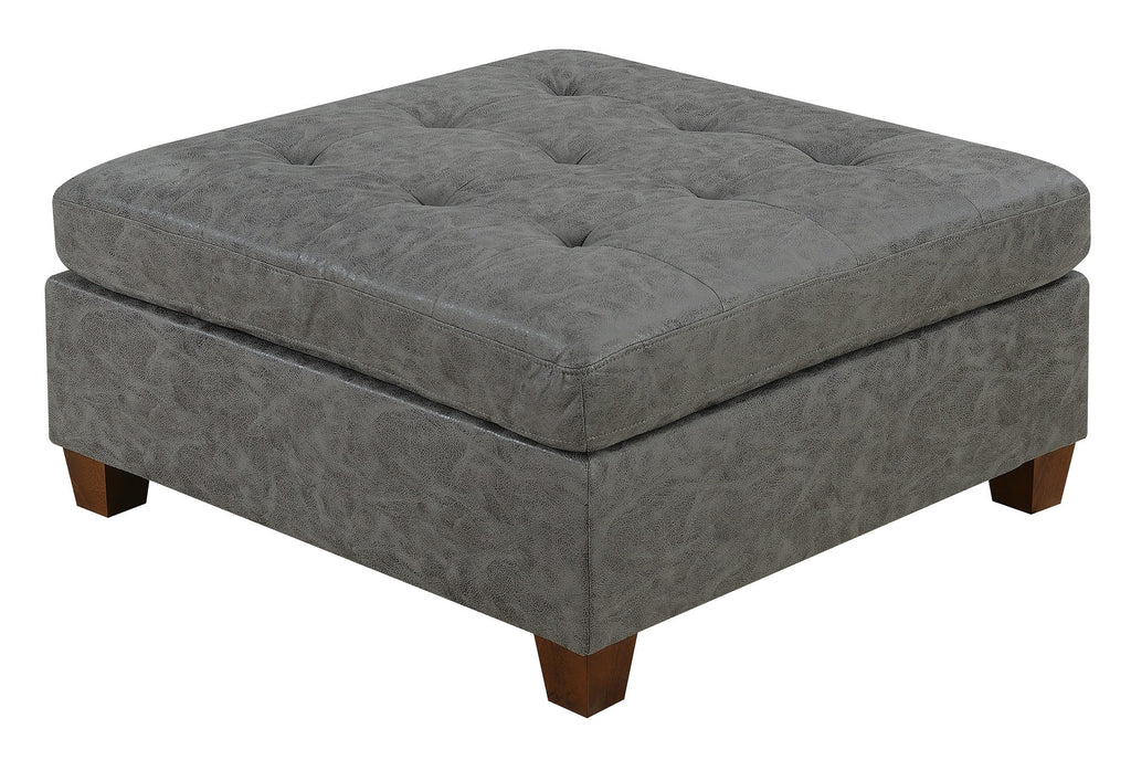 Antique Grey 6Pc Leatherette Modular Sofa Set A1506