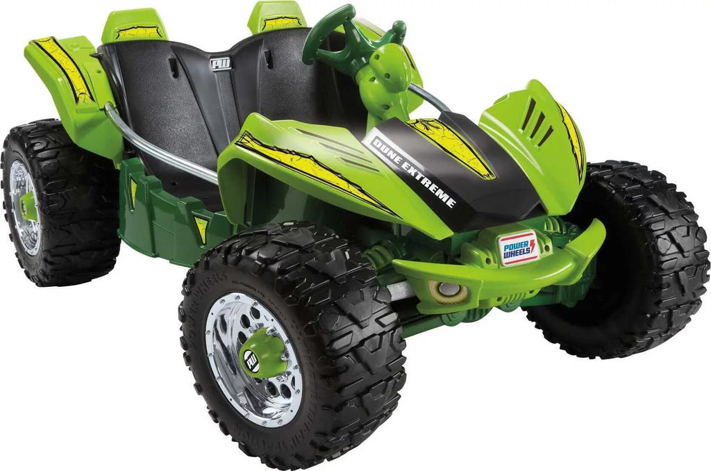 Green 12V Battery-Powered Ride-On Vehicle with Storage Area U957