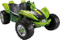 Green 12V Battery-Powered Ride-On Vehicle with Storage Area U957