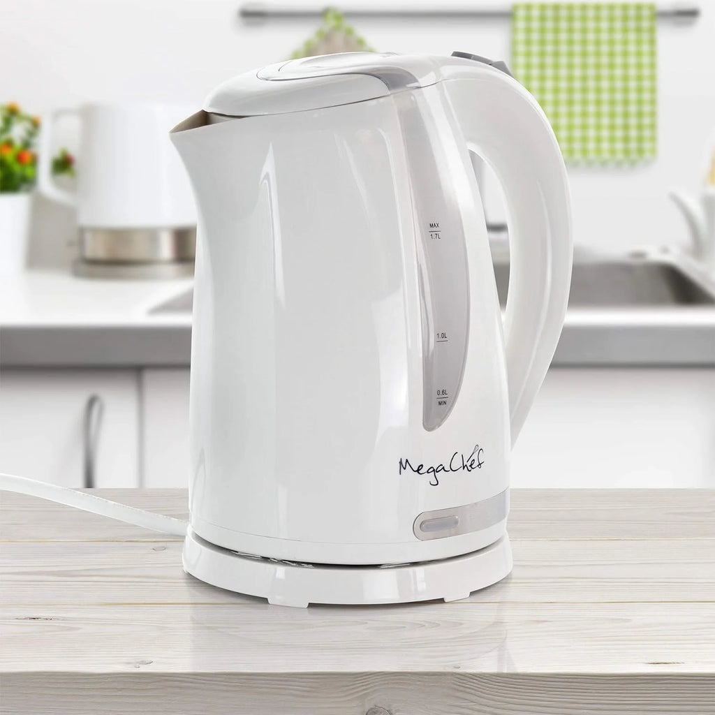 White 1.7Lt Plastic Electric Tea Kettle Z759