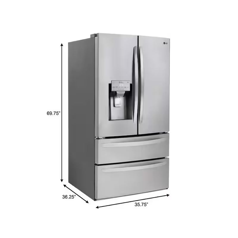 4-Door French Door Smart Refrigerator with Ice and Water Dispenser X4190