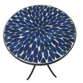 14 in. Round Mosaic Side Table T7192