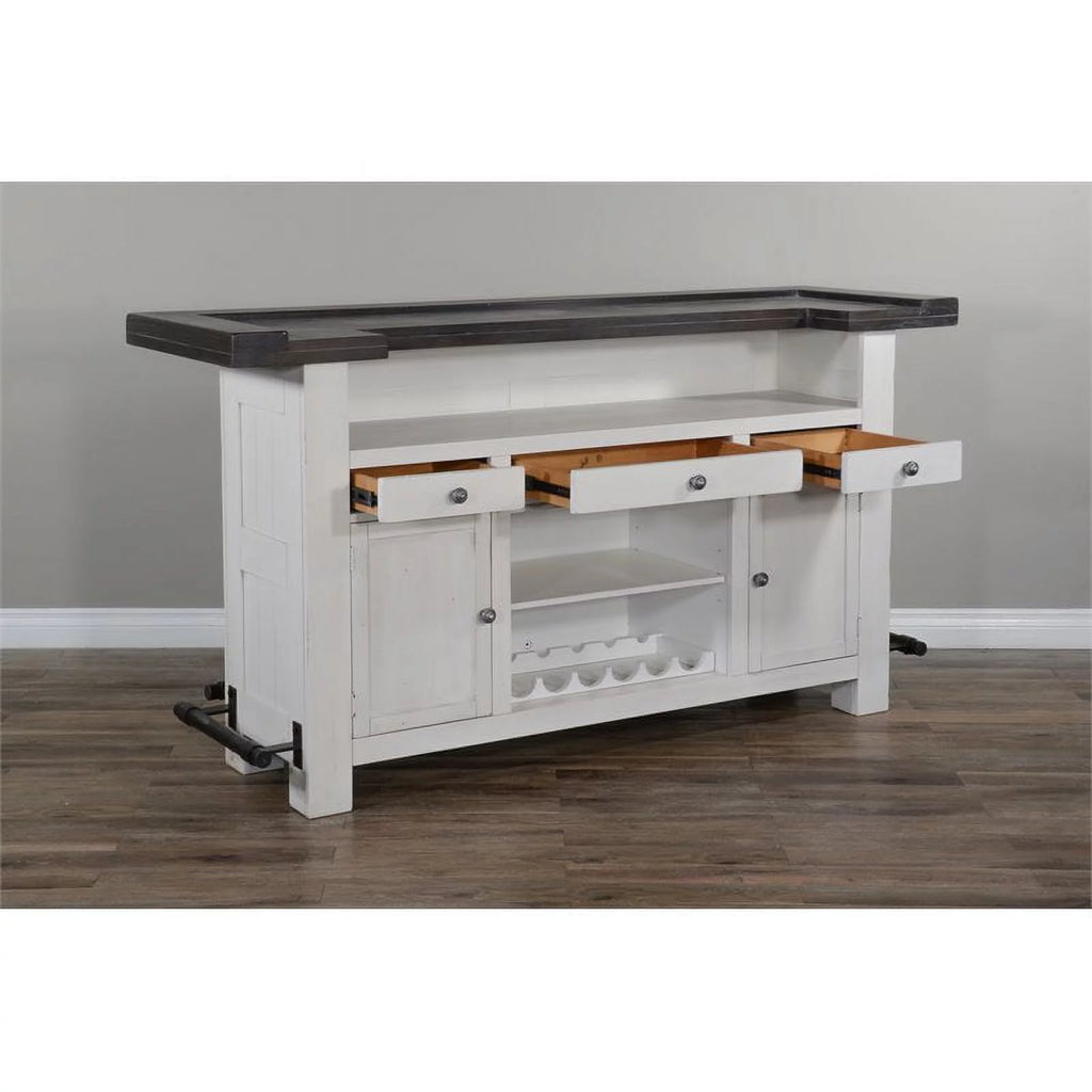Espresso Finish Wood Bar Unit Q645320