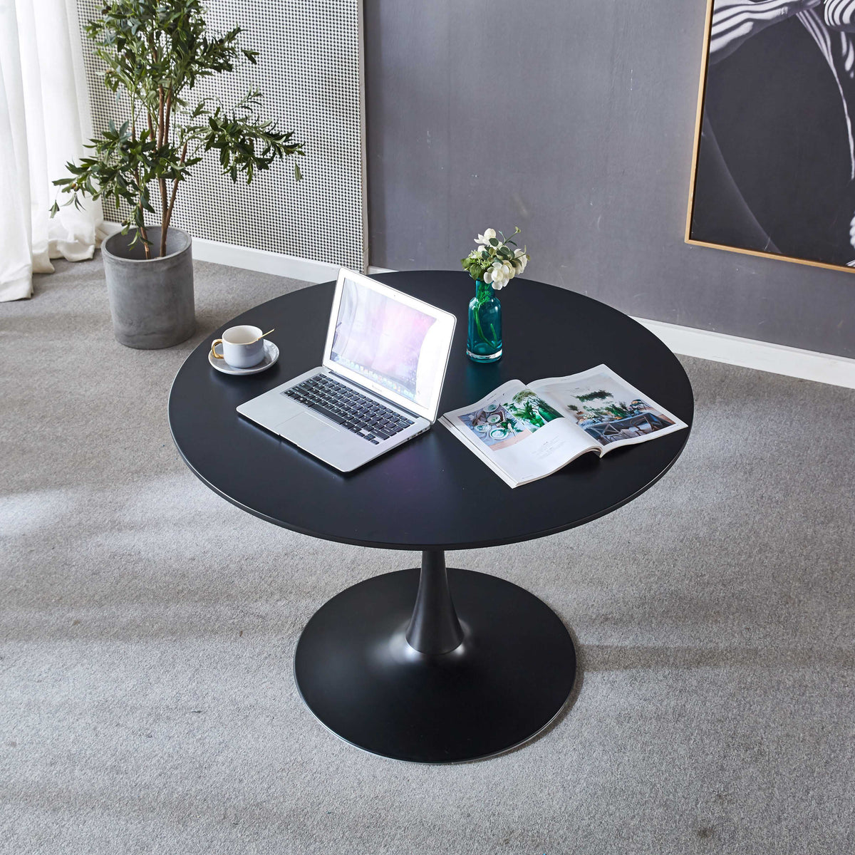Black Tulip Dining Table W858350