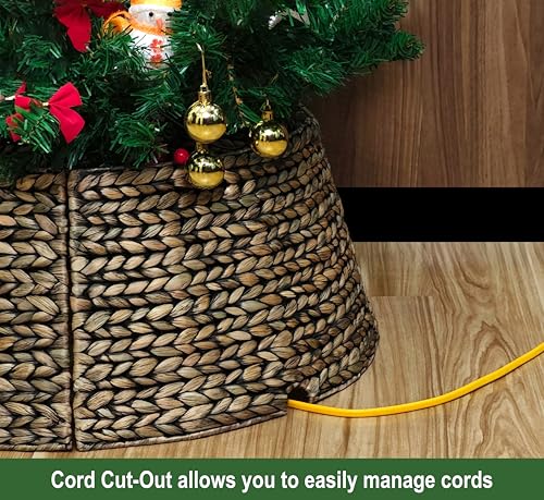 Rattan Christmas Tree Collar H922412
