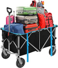 Folding Heavy Duty Collapsible Utility Wagon Cart with Wheels L58566