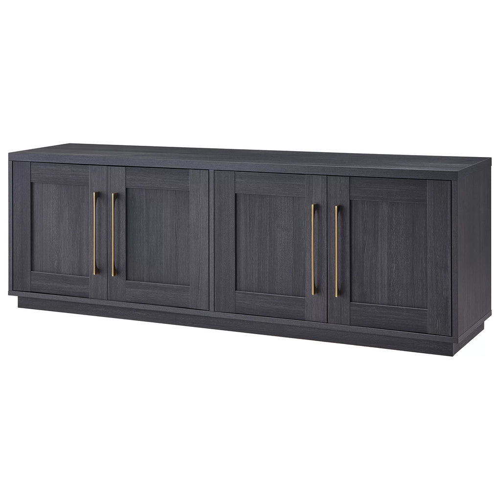 Charcoal Gray Rectangular TV Stand B600