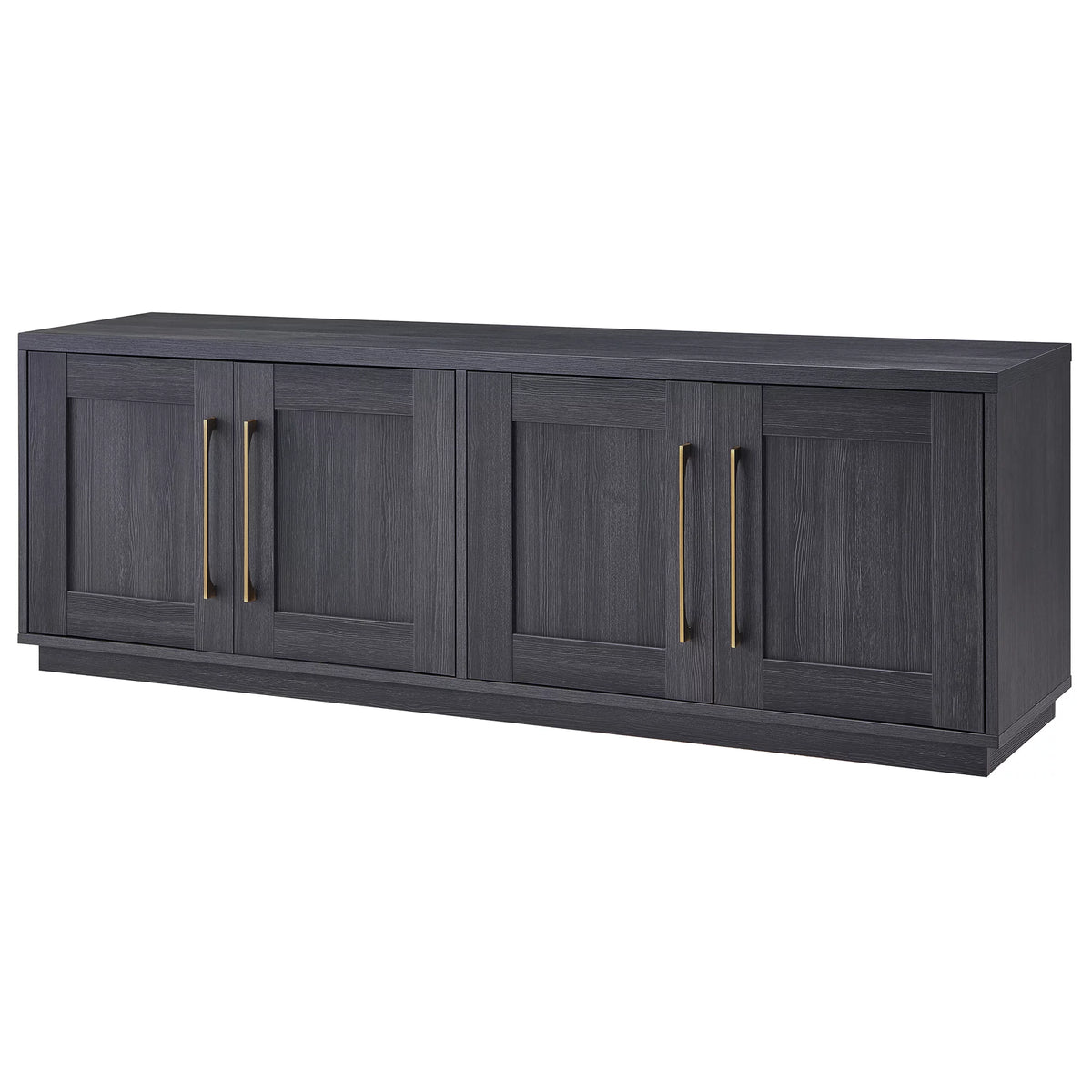 Charcoal Gray Rectangular TV Stand B600
