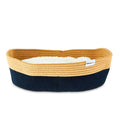 19 Oval Woven Felt Rope Cat Bed R1736