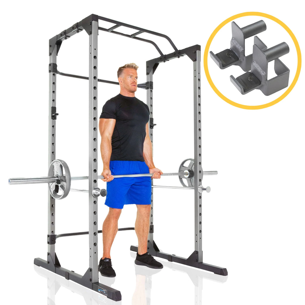 Squat Rack Power Cage with J-Hooks C6516