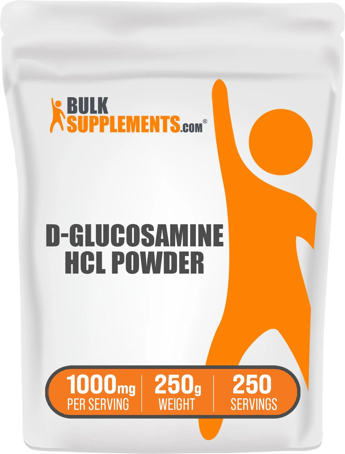 Glucosamine HCl Powder 1000mg Gluten Free 250g S936908
