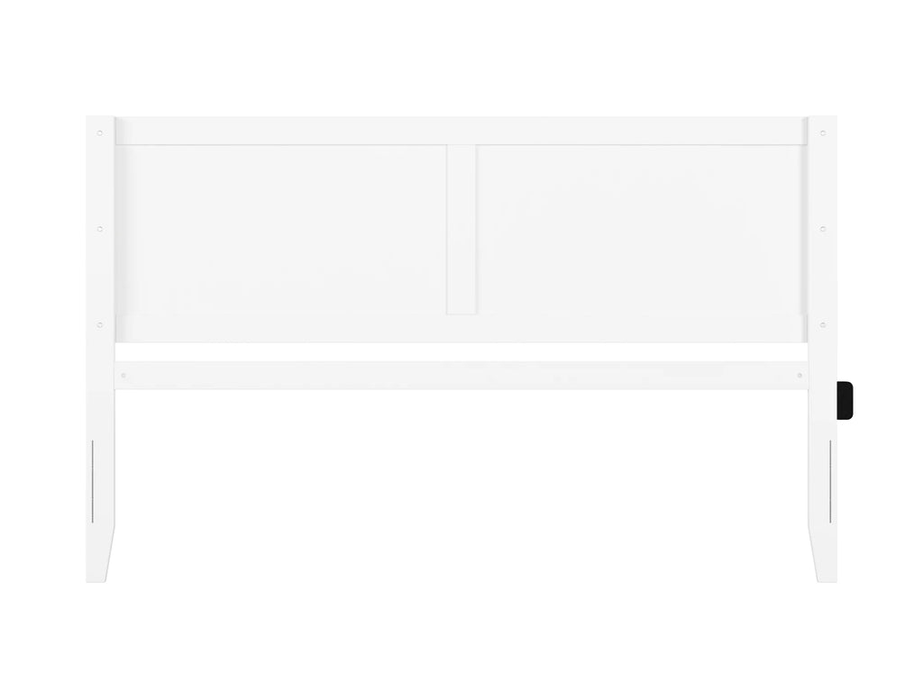 White Solid Wood King Headboard P608335