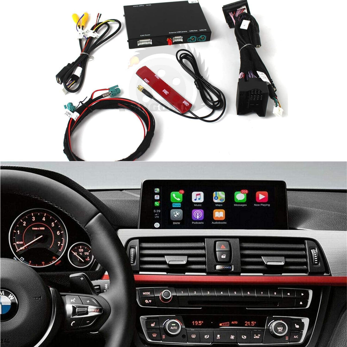 Wireless CarPlay Android Auto Retrofit Interface X758