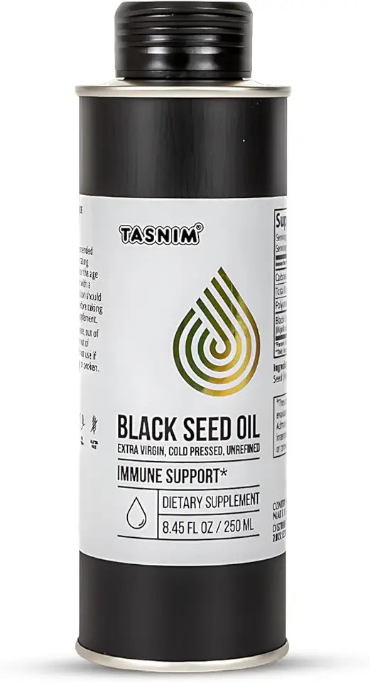 Cold Pressed Unrefined Black Seed Oil 8.45 Oz T73642