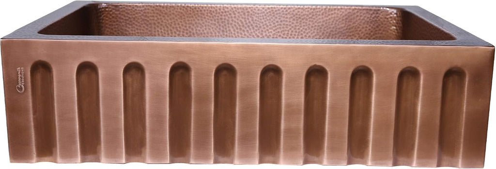 33 x 22 x 9 inch Single Bowl Copper Kitchen Sink Z6865