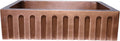 33 x 22 x 9 inch Single Bowl Copper Kitchen Sink Z6865