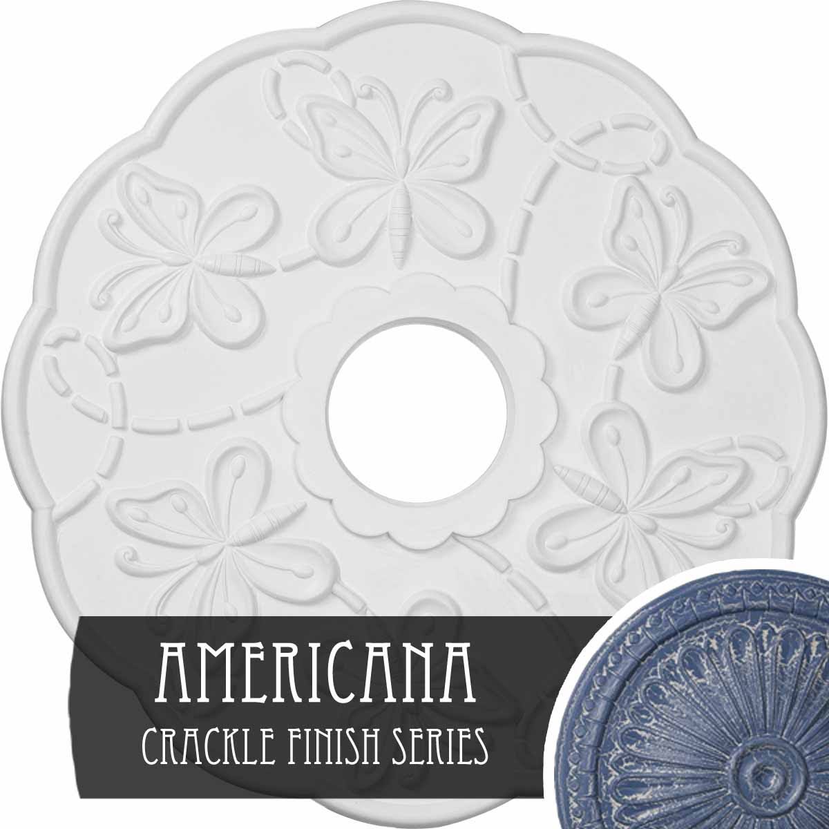 Butterfly Ceiling Medallion Q67218