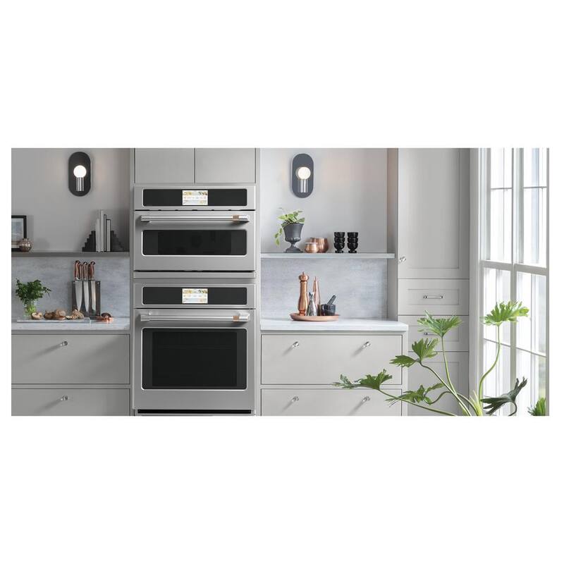 30 in. 1.7 cu. ft. Electric Wall Oven and Microwave Combo Stainless Steel L83054