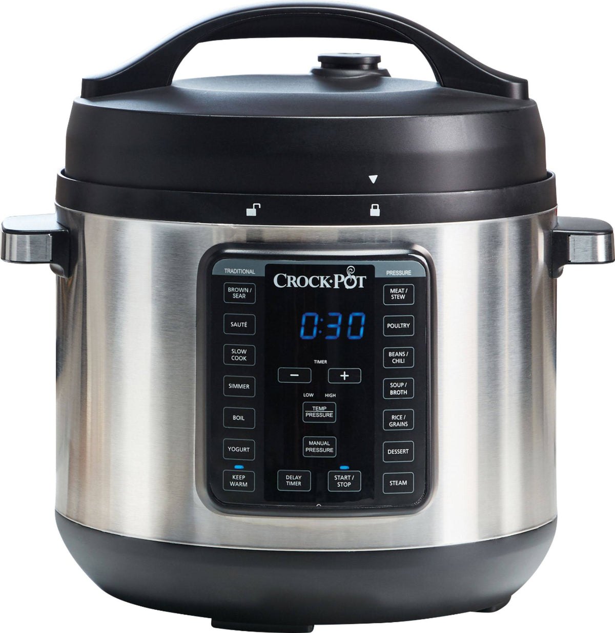 8 qt Black Stainless Steel Multi-Cooker M5200