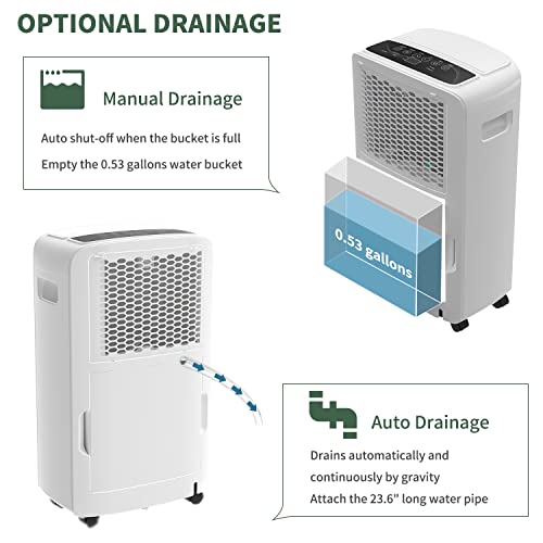 6,000 Sq.Ft Energy Star Dehumidifier with WIFI E489