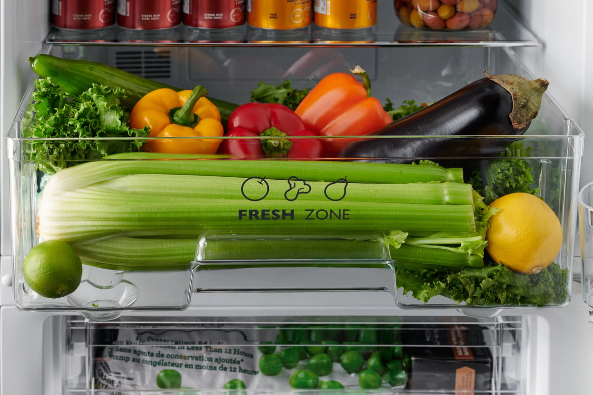24" 11 Cu Ft Bottom Freezer Retro Refrigerator L829